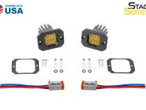 Stage Series C1 LED Pod Pro Yellow Flood Flush ABL Pair Diode Dynamics