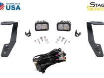 Stage Series 2in LED Ditch Light Kit for 2018-2021 Subaru Crosstrek, Pro Yellow Combo