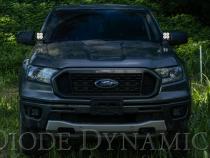 SS3 LED Ditch Light Kit for 2019-2021 Ford Ranger, Pro White Combo Diode Dynamics