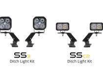 SS3 LED Ditch Light Kit for 2019-2021 Ford Ranger, Pro White Combo Diode Dynamics