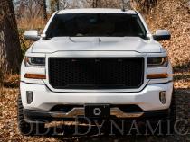SS3 LED Ditch Light Kit for 2014-2019 Chevrolet Silverado 1500, Sport White Combo Diode Dynamics