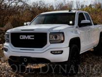 SS3 LED Ditch Light Kit for 2014-2019 GMC Sierra 1500, Sport White Combo Diode Dynamics