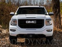 SSC2 LED Ditch Light Kit for 2014-2019 GMC Sierra 1500, Sport White Combo Diode Dynamics