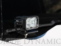 SSC2 LED Ditch Light Kit for 2014-2019 Silverado/Sierra, Sport White Combo Diode Dynamics