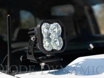 SSC2 LED Ditch Light Kit for 2014-2019 GMC Sierra 1500, Pro White Combo Diode Dynamics