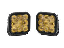 SS5 LED Pod Sport Yellow Flood Pair Diode Dynamics