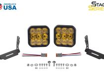 SS5 LED Pod Pro Yellow Spot Pair Diode Dynamics