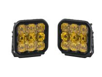SS5 LED Pod Pro Yellow Combo Pair Diode Dynamics
