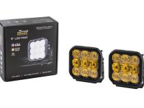 SS5 LED Pod Sport Yellow Driving Pair Diode Dynamics