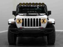 Jeep JL SS5 Sport CrossLink Windshield Yellow Combo Lightbar Kit Diode Dynamics