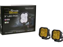 SS3 Max ABL Yellow SAE Fog Standard Pair Diode Dynamics
