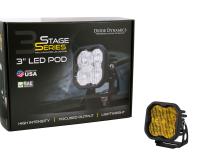 SS3 Max ABL Yellow SAE Fog Standard Single Diode Dynamics