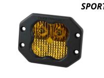 SS3 Sport ABL Yellow SAE Fog Flush Single Diode Dynamics