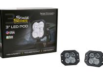 SS3 Pro ABL White SAE Fog Flush Pair Diode Dynamics