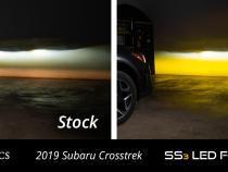 SS3 LED Fog Light Kit for 2016-2021 Subaru Crosstrek White SAE Fog Sport w/ Backlight Diode Dynamics