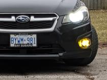 SS3 LED Fog Light Kit for 2012-2014 Subaru Impreza Yellow SAE Fog Sport w/ Backlight Diode Dynamics