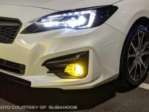 SS3 LED Fog Light Kit for 2015-2021 Subaru Impreza (w/ Eyesight Package) White SAE Fog Pro w/ Backlight Diode Dynamics