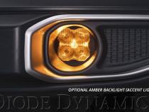 SS3 LED Fog Light Kit for 2017-2019 Nissan Titan Yellow SAE Fog Pro w/ Backlight Diode Dynamics