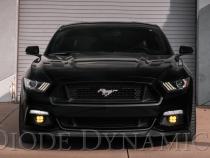 SS3 LED Fog Light Kit for 2015-2017 Ford Mustang Yellow SAE Fog Max w/ Backlight Diode Dynamics