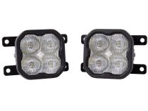 SS3 LED Fog Light Kit for 2009-2014 Ford Focus White SAE Fog Sport w/ Backlight Diode Dynamics