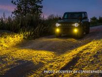 SS3 LED Fog Light Kit for 2021 Ford Bronco (w/ Standard Bumper) Yellow SAE Fog Sport w/ Backlight Diode Dynamics