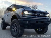 SS3 LED Fog Light Kit for 2021 Ford Bronco (w/ Standard Bumper) White SAE Fog Pro w/ Backlight Diode Dynamics