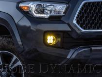 SS3 LED Fog Light Kit for 2016-2021 Toyota Tacoma White SAE Fog Sport w/ Backlight Diode Dynamics
