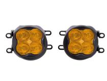 SS3 LED Fog Light Kit for 22-24 Toyota RAV4 TRD Off-Road/Adventure, Max Yellow SAE Fog Diode Dynamics
