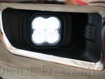 SS3 LED Fog Light Kit for 2017-2021 Ford Super Duty White SAE Fog Sport w/ Backlight Diode Dynamics