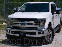 SS3 LED Fog Light Kit for 2017-2021 Ford Super Duty White SAE Fog Sport w/ Backlight Diode Dynamics