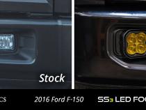 SS3 LED Fog Light Kit for 2015-2020 Ford F-150 White SAE Fog Max w/ Backlight Diode Dynamics