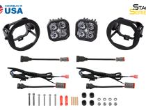 SS3 LED Fog Light Kit for 2004-2005 Toyota Solara Yellow SAE Fog Sport w/ Backlight Diode Dynamics