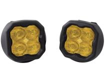SS3 LED Fog Light Kit for 2007-2009 Ford Escape Yellow SAE Fog Max w/ Backlight Diode Dynamics