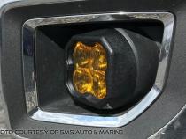 SS3 LED Fog Light Kit for 2015-2020 GMC Canyon Yellow SAE Fog Max w/ Backlight Diode Dynamics