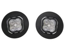SS3 LED Fog Light Kit for 2007-2013 GMC Sierra 1500 White SAE Fog Max w/ Backlight Diode Dynamics