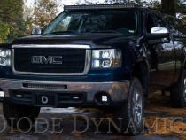SS3 LED Fog Light Kit for 2007-2013 GMC Sierra 1500 White SAE Fog Max w/ Backlight Diode Dynamics
