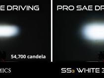 SS3 LED Fog Light Kit for 2007-2013 GMC Sierra 1500 White SAE Fog Max w/ Backlight Diode Dynamics
