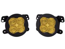 SS3 LED Fog Light Kit for 2005-2007 Dodge Magnum Yellow SAE Fog Sport w/ Backlight Type M Bracket Kit Diode Dynamics