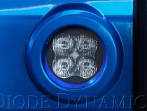 SS3 LED Fog Light Kit for 2005-2010 Chrysler 300 White SAE Fog Pro w/ Backlight Type M Bracket Kit Diode Dynamics