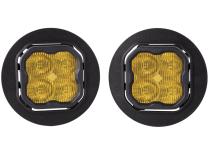 SS3 LED Fog Light Kit for 2013-2019 Subaru Outback Yellow SAE Fog Sport w/ Backlight Diode Dynamics