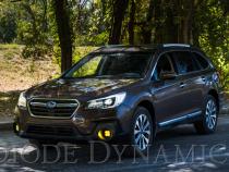 SS3 LED Fog Light Kit for 2013-2019 Subaru Outback Yellow SAE Fog Sport w/ Backlight Diode Dynamics