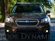 SS3 LED Fog Light Kit for 2013-2019 Subaru Outback Yellow SAE Fog Sport w/ Backlight Diode Dynamics