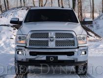 SS3 LED Fog Light Kit for 2010-2018 Ram 2500/3500 White SAE Fog Sport w/ Backlight Diode Dynamics