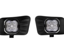 SS3 LED Fog Light Kit for 2009-2012 Ram 1500 White SAE Fog Pro w/ Backlight Diode Dynamics