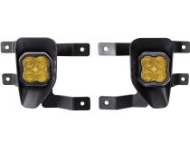 SS3 LED Fog Light Kit for 2016-2018 Chevrolet Silverado 1500 Yellow SAE Fog Sport w/ Backlight Diode Dynamics