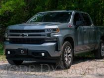 SS3 LED Fog Light Kit for 2019-2021 Chevrolet Silverado 1500 Yellow SAE Fog Sport w/ Backlight Diode Dynamics