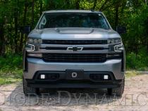 SS3 LED Fog Light Kit for 2019-2021 Chevrolet Silverado 1500 Yellow SAE Fog Sport w/ Backlight Diode Dynamics