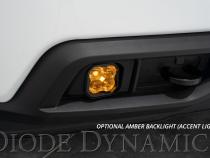 SS3 LED Fog Light Kit for 2019-2021 Chevrolet Silverado 1500 Yellow SAE Fog Sport w/ Backlight Diode Dynamics