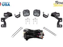 SS3 LED Ditch Light Kit for 2021 Ford Bronco Sport, Pro White Combo Diode Dynamics