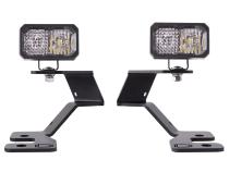 Stage Series 2in LED Ditch Light Kit for 2021 Ford Bronco Sport, Sport White Combo Diode Dynamics